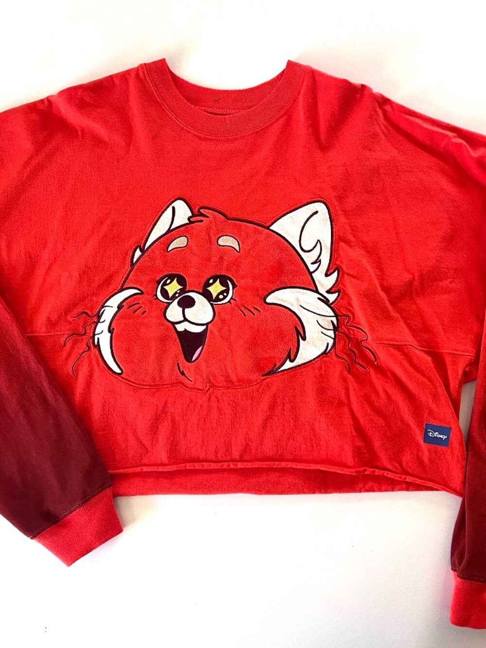 Disney Turning Red Mei Panda Spirit Jersey Cropped Women’s M Freakin Adorable
